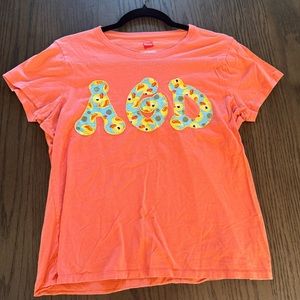 Embroidered Alpha Gamma Delta T-Shirt | AGD | ΑΓΔ